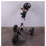 Clicgear model 3.0 golf bag caddy with all