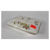 Maddock & Co ironstone covered serving dish, 9x6