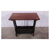 Magazine stand, 24" tall