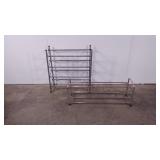 Two shoe racks,  seller code LW, 6C