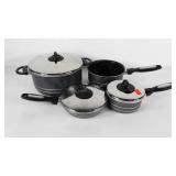 T Fal Armaral cookware, pots & pans with lids,