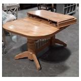 Dining Table, Double pedestal base, 60" top with