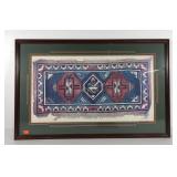 Pier 1 "Spirit Rug" picture, nicely framed and