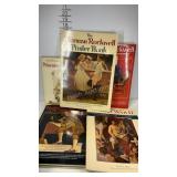 Five Norman Rockwell books, the poster book,