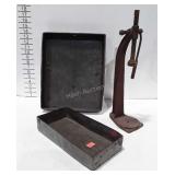 3pc Vintage Kitchen Wares, Bottle Caper, 2 tin