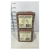 Two single cylinders deadbolts, ancient