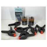 Electric tape measure, two Duracell 6v batteries,