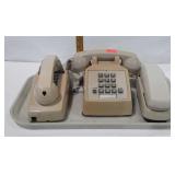 3 landline telephones