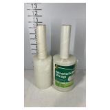 Two rolls of plastic wrap one is a partial roll