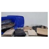 Large variety of paper shopping bags. Plus blue