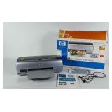 HP photosmart 7260 photo printer, powers on,