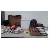 Group of England made dishes, cookware and