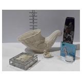 Home decor lot two Lenox pieces Cornucopia and