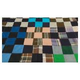 Patchwork lightweight quilt, 75x75, good