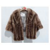 Fur short cape jacket,  good condition