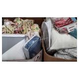 Really big textiles group, draperies,