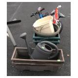 Gardening Accessories lot, poly pots, planter