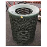 Commercial Grade Trash Can Container, heavy metal