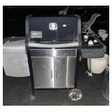 Weber 2 Burner Propane Grill, No Tank, Stainless