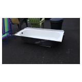 Bathtub, 30x60", previously installed, metal tub