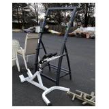 2 Weight Room Equipment Stands pcs