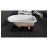 Cast Iron Bathtub, with a Talon and Ball Feet