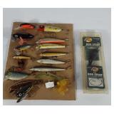 Fishing Tackle, 16 total Lures of various styles,