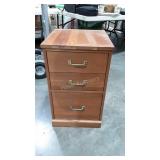 Cherry 3 Drawer Office File organizer Cabinet, 2