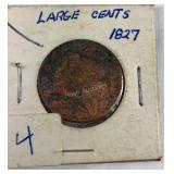 1827 large cent
