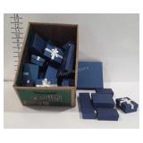 24 empty jewelry boxes, mixes sizes