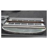 Three Windows, wood framed, 2 are 5 pane glass