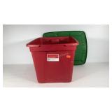 Sterilite storage tote with lid, 18 gallon