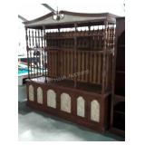 Asian Themed Decorative Wall unit Curio, 2pc