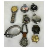 Wrist watches and pocket watches