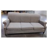 Huntington House, couch, 82" wide, tear as shown,