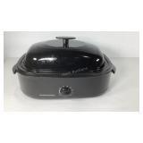 Electric roaster, 14 quarts, works