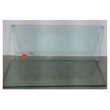 Two pcs Glass Shelving, 10x24" Tempered 3 /8"