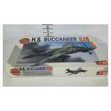 Airfix model kit. H. S. Buccaneer s2b, open box