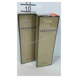 Two LAGERFELD Classic, eau de toilette spray. 5