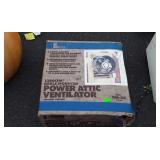 Power Attic Ventilator, Fan, new product but box