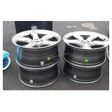 Set of 4 Automotive Wheels, 5 lug, 22x9wide