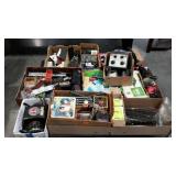 Skid lot of model train parts and pieces. Track,