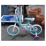 Huffy Elsa & Anna Girls 14" Bike with training
