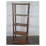 Curio Bookshelf, Open Shelving, mid century look