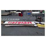 Fireworks Banners Signage with 4-PVC pipe poles