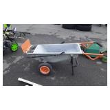 Worx brand Utility Wheel Barrow, Hand Truck Cart
