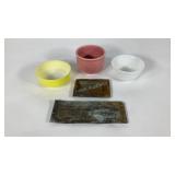 Atlantic City souvenir trays, Fiesta bowl,