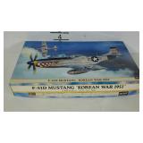 HASEGAWA model airplane kit.  P-51D Mustang
