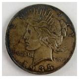 1935 Peace dollar