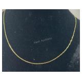 Italian 14k yellow gold over sterling silver